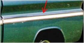 Fsm0800 Brothers Trucks Bedside Molding - Lower Shortbed/fleetside