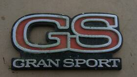 10134601 Buick Gs Gran Sport Trunk Emblem 1988-96 Gm Plastic Chrome Free Shipn 48 States