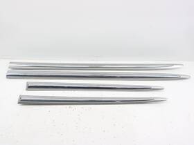 10350087 Buick 2005 2009 Lacrosse Sedan Door Trim Molding Set Silver With Chrome