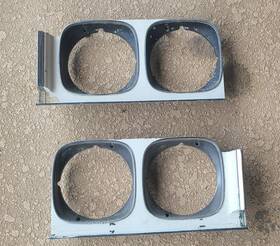 1239158 Buick 1239159 71 - 72 Skylark Gs Left And Right Headlight Bezels Pns