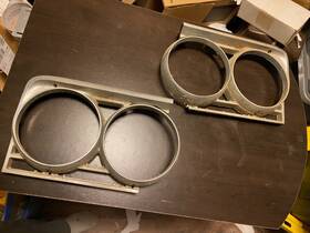 1368695 Buick 1965 Skylark Headlight Bezel Set Pair Lh Rh Chrome Trim 65 Surround