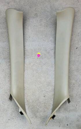 Buick 25730860 2000-2005 Lesabre Passenger Rh And Lh A Pillar Trim Used Oem 25766611
