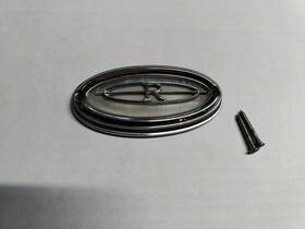 5969076 Buick 1977-1978 Oem Riviera Roof Chrome/plastic Bezel Emblem #5969076 Vg #1