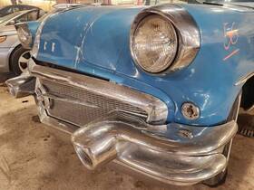 630.gm4s56 Buick Driver Left Side Headlight Door/cover Fits 1956 Special 1185557