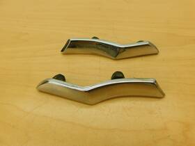 70bw1-1f8 Buick 8731678 Rear Door Vinyl Top Trim Moldings 1969-1970 4 Doorht Full Size
