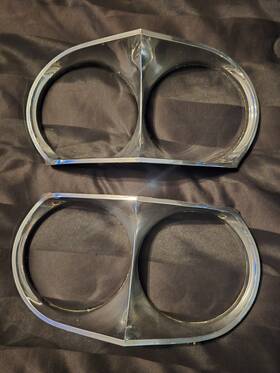 1481335 Cadillac 1964 Headlight Chrome Bezel Used #2 Deville Calais Fleetwood Eldo