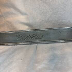 1605180 Cadillac 76 Coupe Deville Hood Lip Edge Above Grill Molding Trim