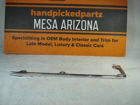 1610073 Cadillac 1977-1979 Deville Lh Chrome Header Panel Upper Headlight Trim Molding