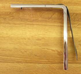 Cadillac 1610586 1977-1979 Deville Fleetwood Lh Chrome Fender Molding At Corner Lamp