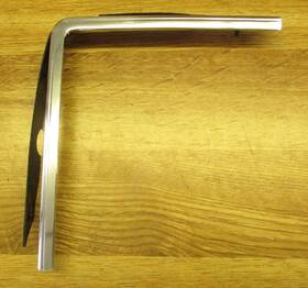 1610587 Cadillac 1977-1979 Deville Fleetwood Rh Chrome Fender Molding At Corner Lamp