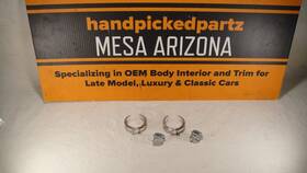 20248001 Cadillac 1982-1986 Fleetwood Fwd Metal Sail Panel Emblem Set - 4 Pc