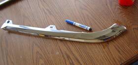 3532241 Cadillac 1992-1997 Seville Rh Passenger Side Front Bumper Trim Chrome Molding