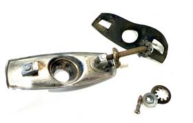 5956990 Cadillac Vintage 70s Gm Chrome Antenna Mirror Base Molding Bezel 52d2