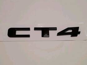 84552890 Cadillac Ct4 Rear Trunk Decklid Letter Badge Emblem Glossy Black New