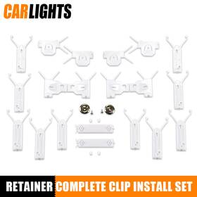 C-02bup6301awt Carlights 22pc Fit For 1981-1988 Cutlass Lower Body Molding Trim Retainer Clip Install Kit