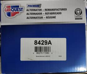 8429a Carquest Alternator Ford F Series Super Duty Pickups F-53 Motorhome Chassis