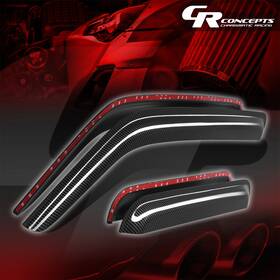 Crc-wvst20141cf Charismatic Racing Concepts Open-box Window Visor Vent Shade Sun Rain Guard For 2003-2011 Honda Element