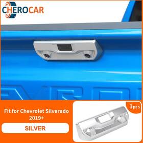 A25082317fawq1512fqw125 Cherocar Silver Tailgate Handle Cover Trim For Chevy Silverado /gmc Sierra 2019 Exterior