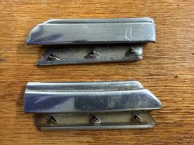 2025-0026 Chevrolet 082625t/2025-0026 1971 - 1976 Impala Caprice Upper Front Fender Corner Trim 75 Donk 72