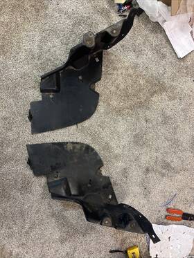 10109524 Chevrolet 91-96 B Body Front Fender Inner Wheel House Extension Set Caprice Impala Chevy
