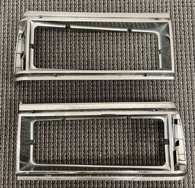 14012458 Chevrolet 14012457 Oem Gm 1981-1985 Chevy Caprice Impala Headlight Bezels Lh Rh