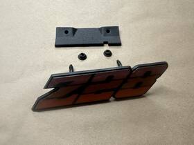 14013868 Chevrolet 1980 1981 Camaro Z28 Front Grille Emblem Tri Color Red Gm #