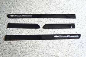 15185709 Chevrolet 2002-2005 Chevy Trailblazer Driver Passenger Exterior Door Trim Molding Set Oem