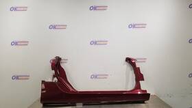189.gm1y03 Chevrolet 03 Chevy Corvette C5 Rocker Panel Molding Side Skirt Right Passenger Maroon