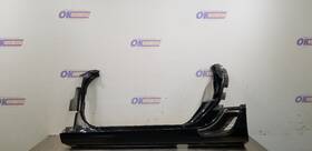 189.gm1y04 Chevrolet 04 Chevy Corvette C5 Z06 Rocker Panel Molding Side Skirt Left Driver Black