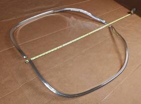 3884031 Chevrolet Nos 1966 Chevy Chevelle Malibu El Camino Front Wheelhouse Well Molding Set 66 Ss