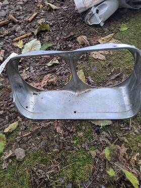 3917467-3 Chevrolet 1968 Chevy Bel Air Left Headlight Door Trim Bezel