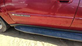 88937014 Chevrolet 2002-04 Trail Blazer Driver Left Front Moulding From Door Trim Majestic Red 86u