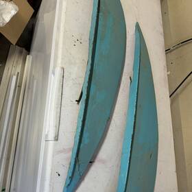 Cws-59 Chevrolet Oem 1959 Impala Foxcraft Fender Skirts Chevy 59 Fox Craft New