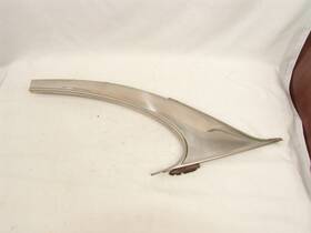 Sb-00 Chevrolet 1957 Bel Air Rear Driver Pillar Chrome Moulding Tri Five Oem Used Nice