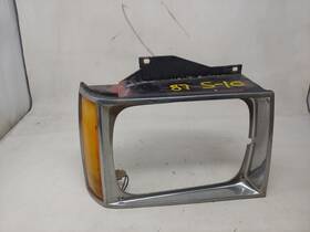 630-00798br Chevrolet Truck Passenger Right Headlight Bezel Door Cover Chrome Oem 82-90 S10 S15
