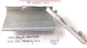2423256 Chrysler Original 1963 New Yorker Fuel Door Moulding Trim #2423256 2423256 Chrysler Original 1963 New Yorker Fuel Door Moulding Trim #2423256