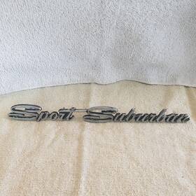 3446766 Chrysler Sport Suburban Script 1970-1977 Plymouth Fury Mopar