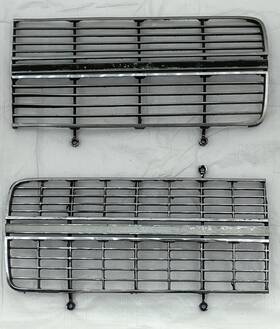 3574033 Chrysler 1971-72 Charger Hideaway Headlight Grills Mopar Head Light Lamp Cover Trim Pair