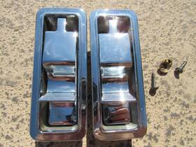 4422265 Chrysler 87-95 Lebaron Convertible Chrome Tonneau Locking Latches Lh And Rh Oem