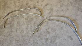 Mn1482 Chrysler 1967 Plymouth Gtx Stainless Steel Wheel Opening Molding Set 4 Piece