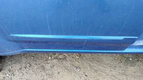 Zf80tzzaa Chrysler 08-14 Avenger Passenger Right Rear Moulding From Door Back Trim Strip Blue Pbd