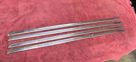 7c-16720-s Dales Mfg Co 1948-50 Ford Pickup Truck Hood Side Trim Mouldings Stainless Oem Vtg