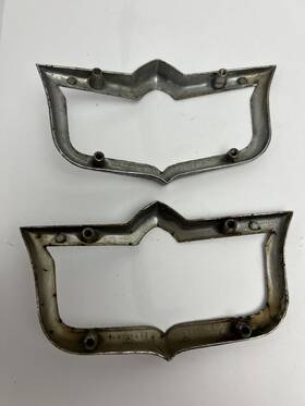 1347254 Desoto Qty 1 1952 Dodge Hood Emblem Trim Ring Chrome Bezel