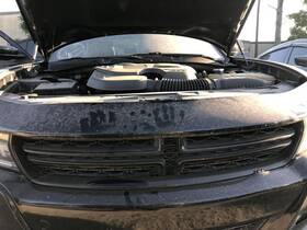 104-02644a Dodge Grille Above Upper Gloss Black Mesh Fits 15-20 Charger 875812