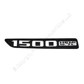 1500hemi Dodge Takeoff Chrome Black Lh 1500 Hemi 5.7l Emblem Broken Tab For 2019-2022 Ram Truck