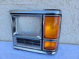 4249591 Dodge 86-93 Ram Van B150 B250 B350 Driver Left Side Headlight Marker Bezel Oem