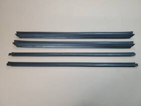 55134598 Dodge 98-01 Ram Front Lh Rh Door Belt Line Molding Weather Strip Seals Set Oem 55134598 Dodge 98-01 Ram Front Lh Rh Door Belt Line Molding Weather Strip Seals Set Oem