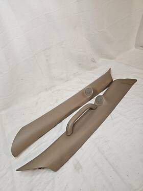 5fv81trm Dodge 98-01 Ram 1500 2500 3500 Interior A-pillar Trim Tweeters Pair Oem Tan