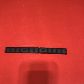 68358490aa Dodge Ram New Oem 2019-2025 Bighorn Rear Back Tailgate 10 Inch Emblem Badge Black And Grey