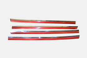 Zw481xraa Dodge Trucks 08-18 Grand Caravan Moulding Door Oem Trim Strip Red Molding Set Of 4